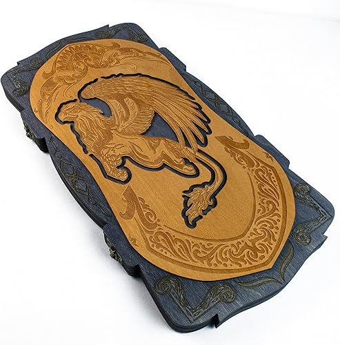 Miniatura 10 de Juego de mesa de madera de alto detalle hecho a mano Nardi 2 en 1 de damas armenias de backgammon hecho a mano + regalo