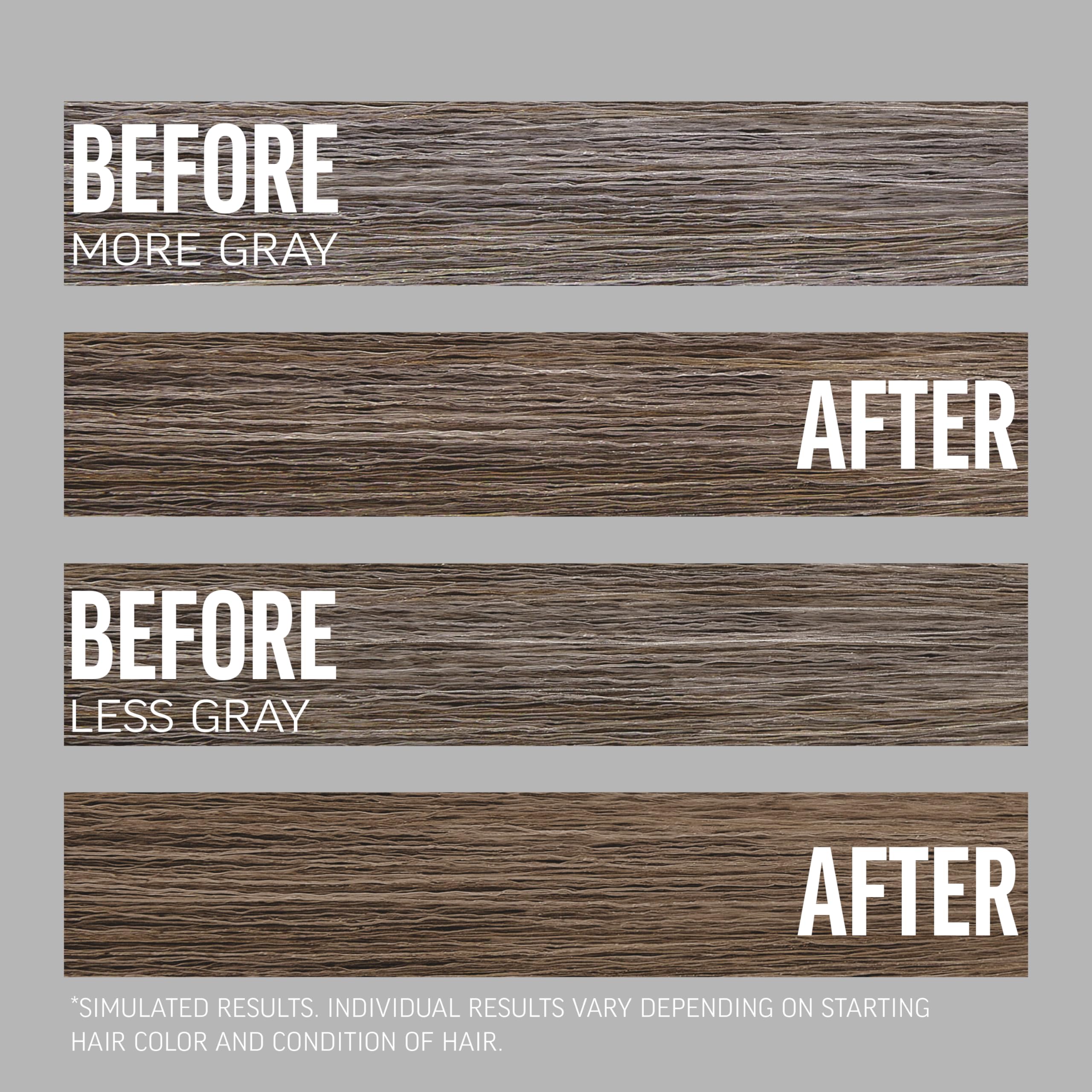 American Crew Undetectable Men's Hair Color |Medium Brown Demi-Permanent Hair Dye | Natural-Looking Gray Coverage for Men, 004 Medium Brown, 1 pack