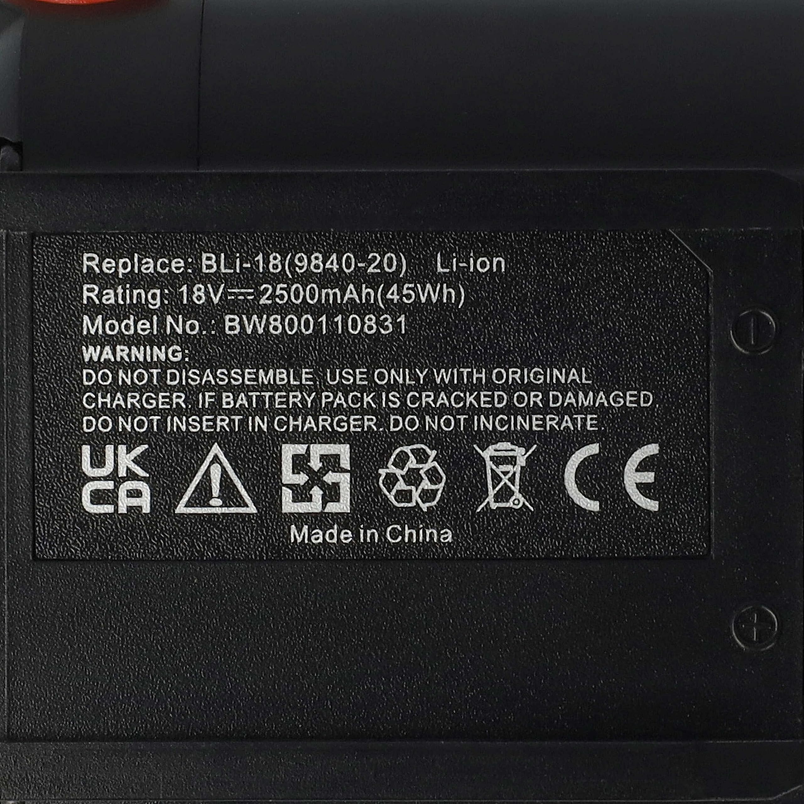 vhbw Batería Compatible con Gardena THS Li-18/42 (8881-20)