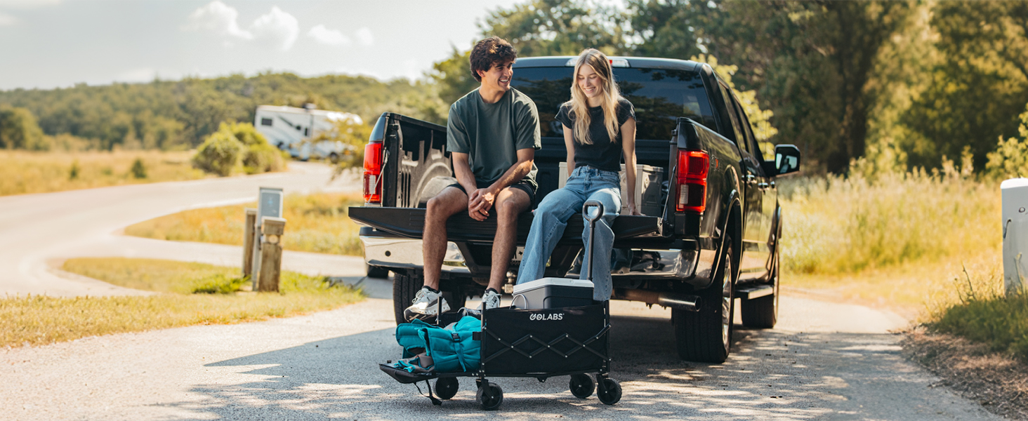 Amazon.com: Golabs Collapsible Wagon Cart Max 350lb Load