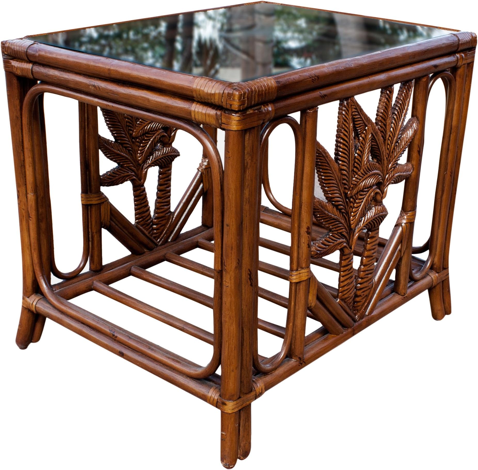 Wicker End Table