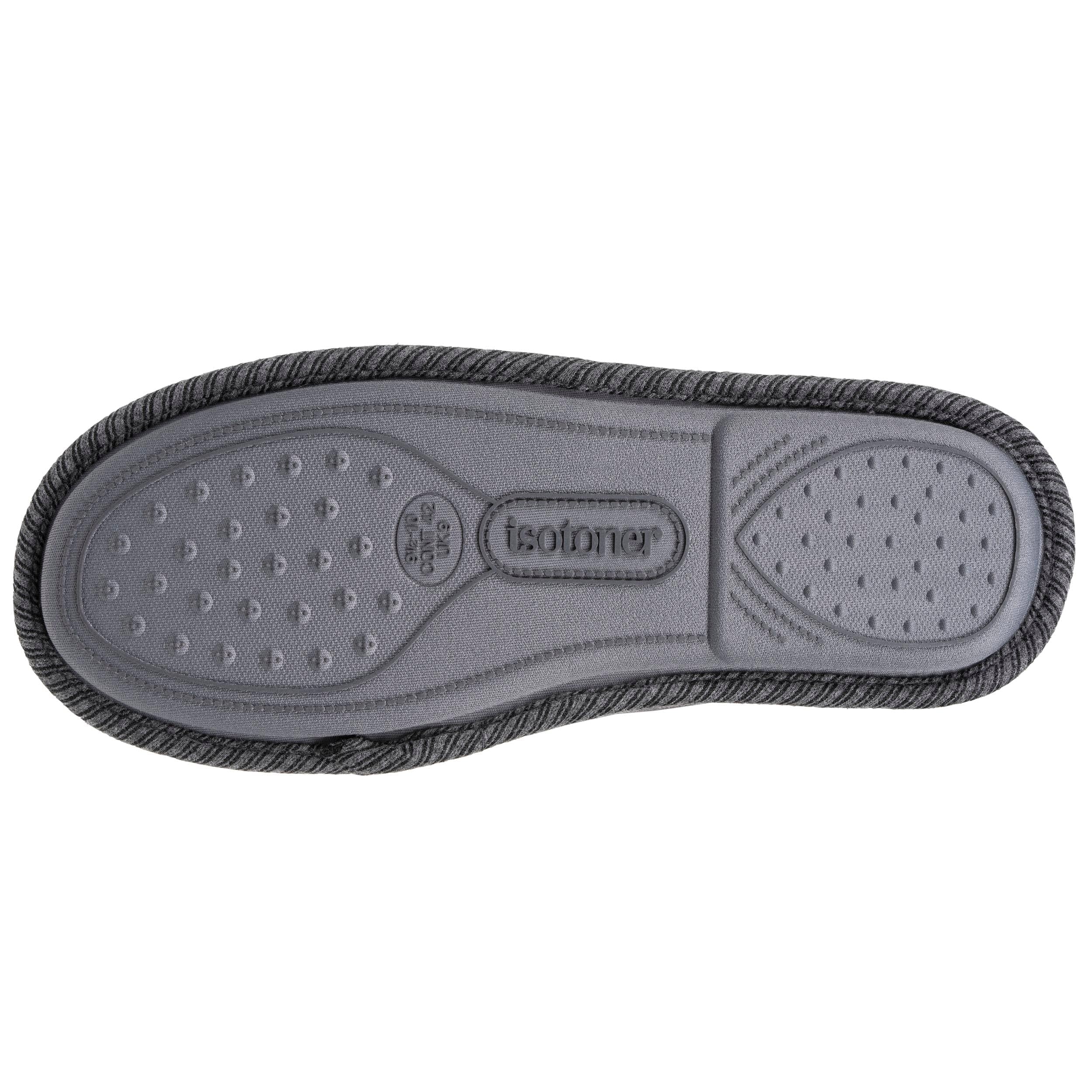 Isotoner Chaussons Charentaises homme chauds confortables | Pantoufle Mousses complémentaires pour un confort durable et un maintien optimal au quotidien.