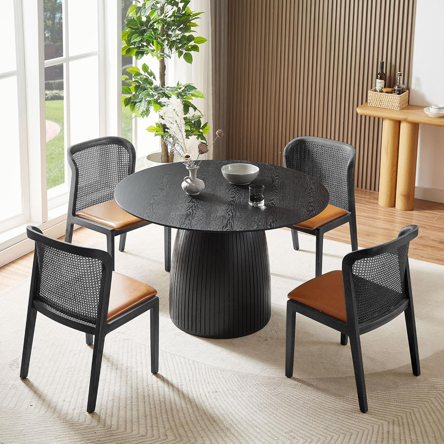 Round Dining Table for to 6, Modern Wood Egypt Ubuy