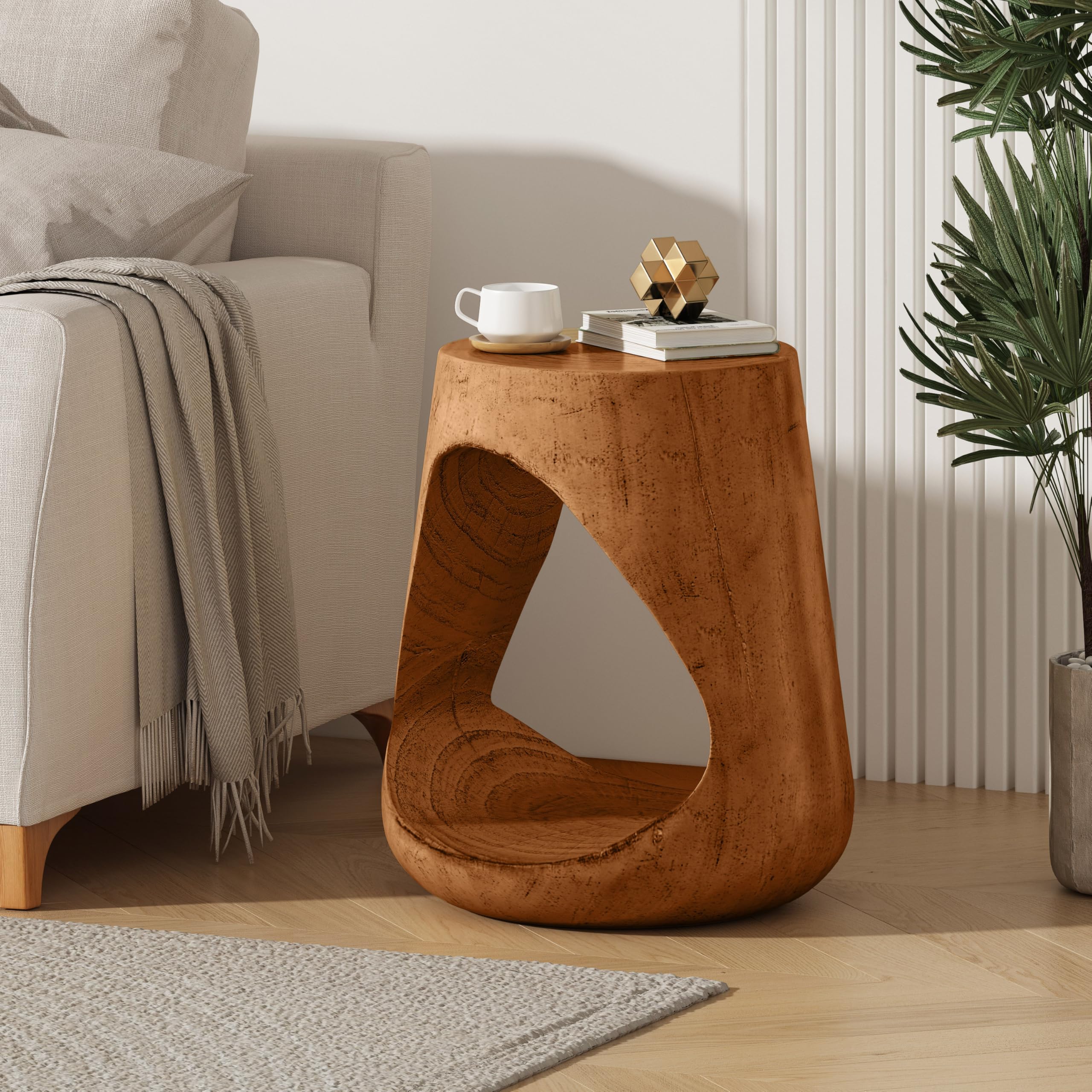 Amazon.com: WILLIAMSPACE Side Table Hollow End Table for Living