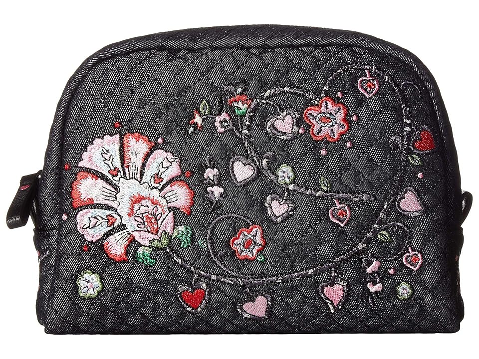 

Vera Bradley Iconic Medium Cosmetic (Denim Navy 1) Cosmetic Case, Black