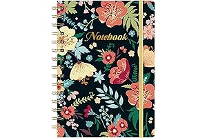 Floral Spiral Notebook: Feminine Beauty in Note-Taking