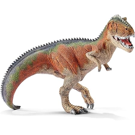 Amazon シュライヒ 恐竜 ギガノトサウルス オレンジ フィギュア ロボット 子ども向けフィギュア おもちゃ