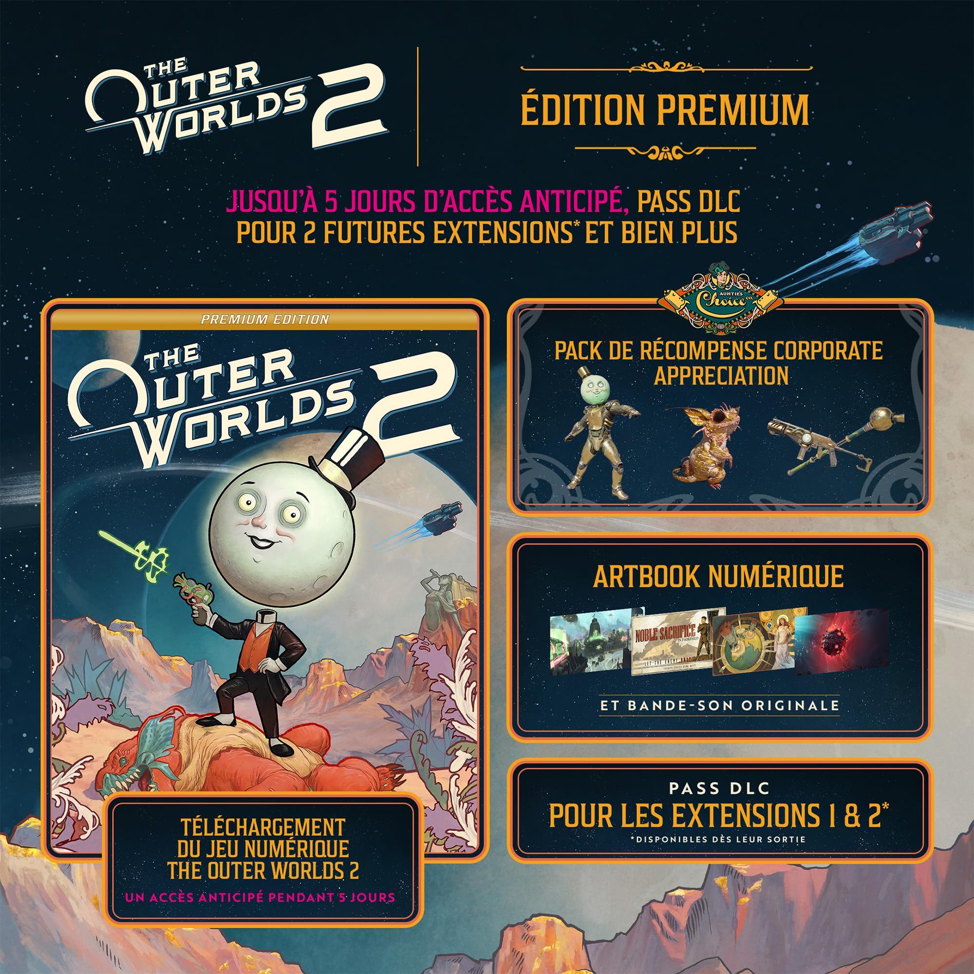The Outer Worlds 2 - Premium Upgrade Edition | Xbox Series X|S – Code jeu à télécharger