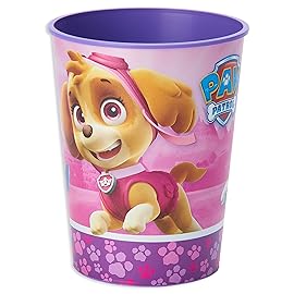 American Greetings Paw Patrol Party Supplies, Pink Plastic Cups (12-Count)