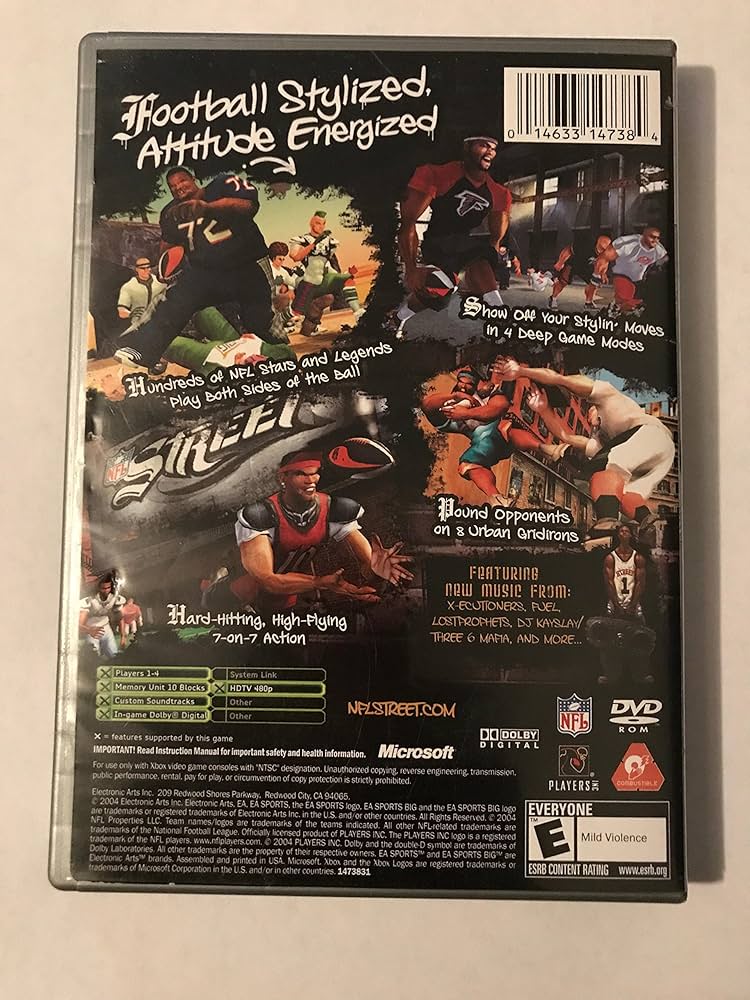Xbox - xbox★NFL STREET 海外版★箱付・説明書付・ソフト付★動作確認済 Xbox - xbox☆NFL STREET 海外版☆箱付・説明書付・ソフト付☆動作