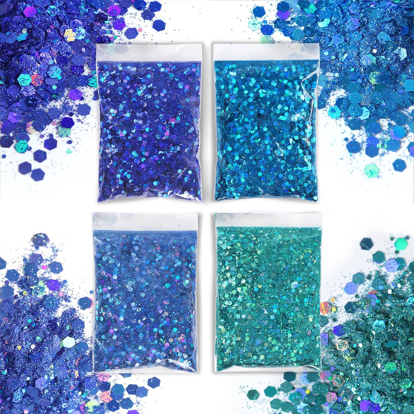 Feiner Glitzerpuder – 50 G Beutel – Rot – Extrafein Für Epoxidharz, Nagelkunst, Scrapbooking & Deko – Sicher & Leicht Abwaschbar