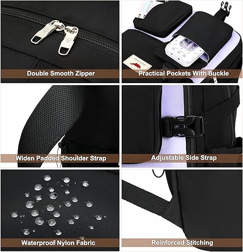 Miniatura 5 de Mochila para laptop de 15.6 pulgadas, mochila escolar para niños, mochila universitaria, mochila de viaje, bolsas grandes para adolescentes, niñas y