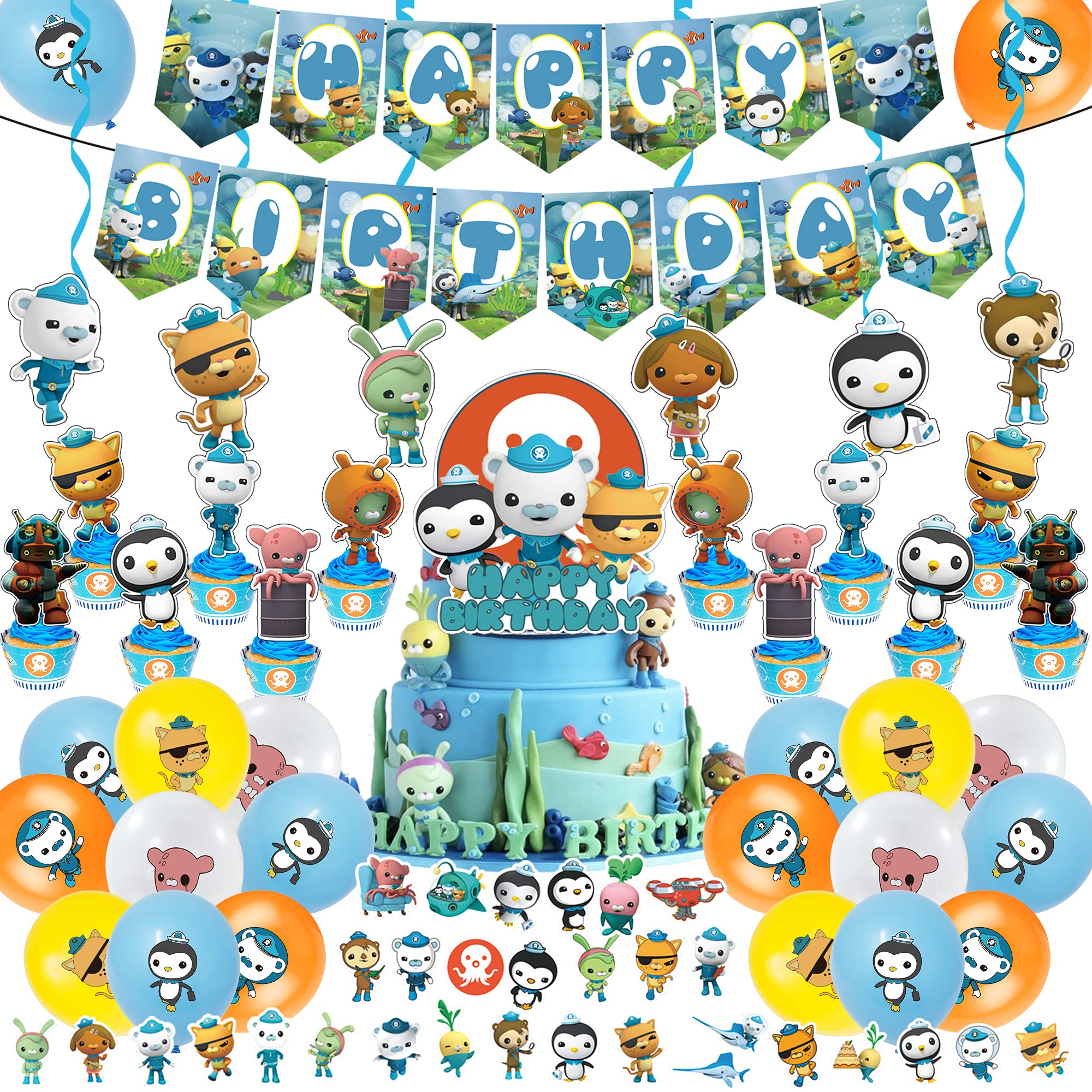 Buy 92 Pcs Octonauts Birthday Party Supplies Octonauts Birthday