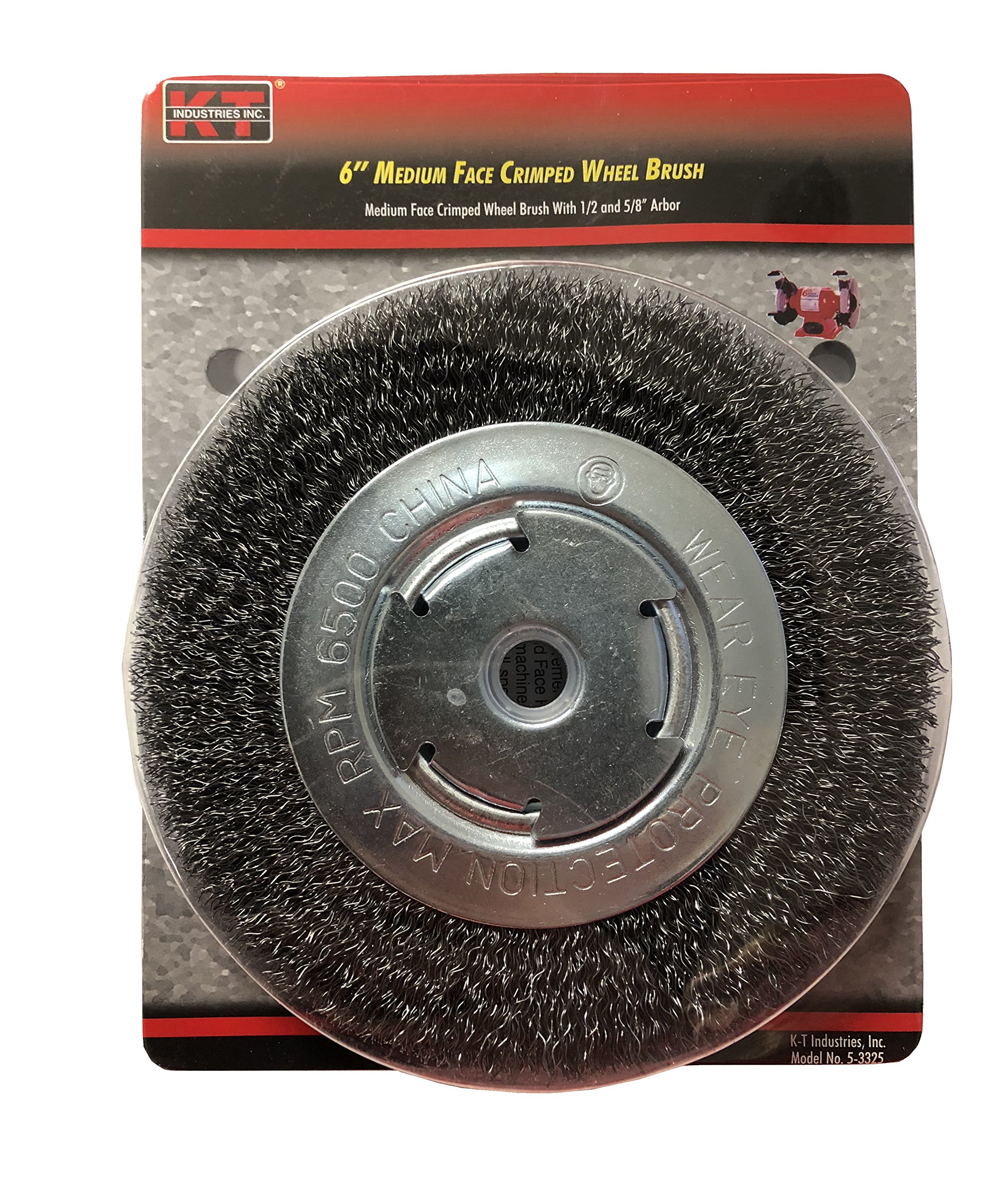 Twist Wire Wheel Wire Brush, Threaded Arbor