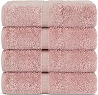 Vista 192 de Chakir Turkish Linens Toallas turcas de alta calidad 100% algodón para baño, toallas de baño grandes de 30 x 60 pulgadas (4 piezas, beige)