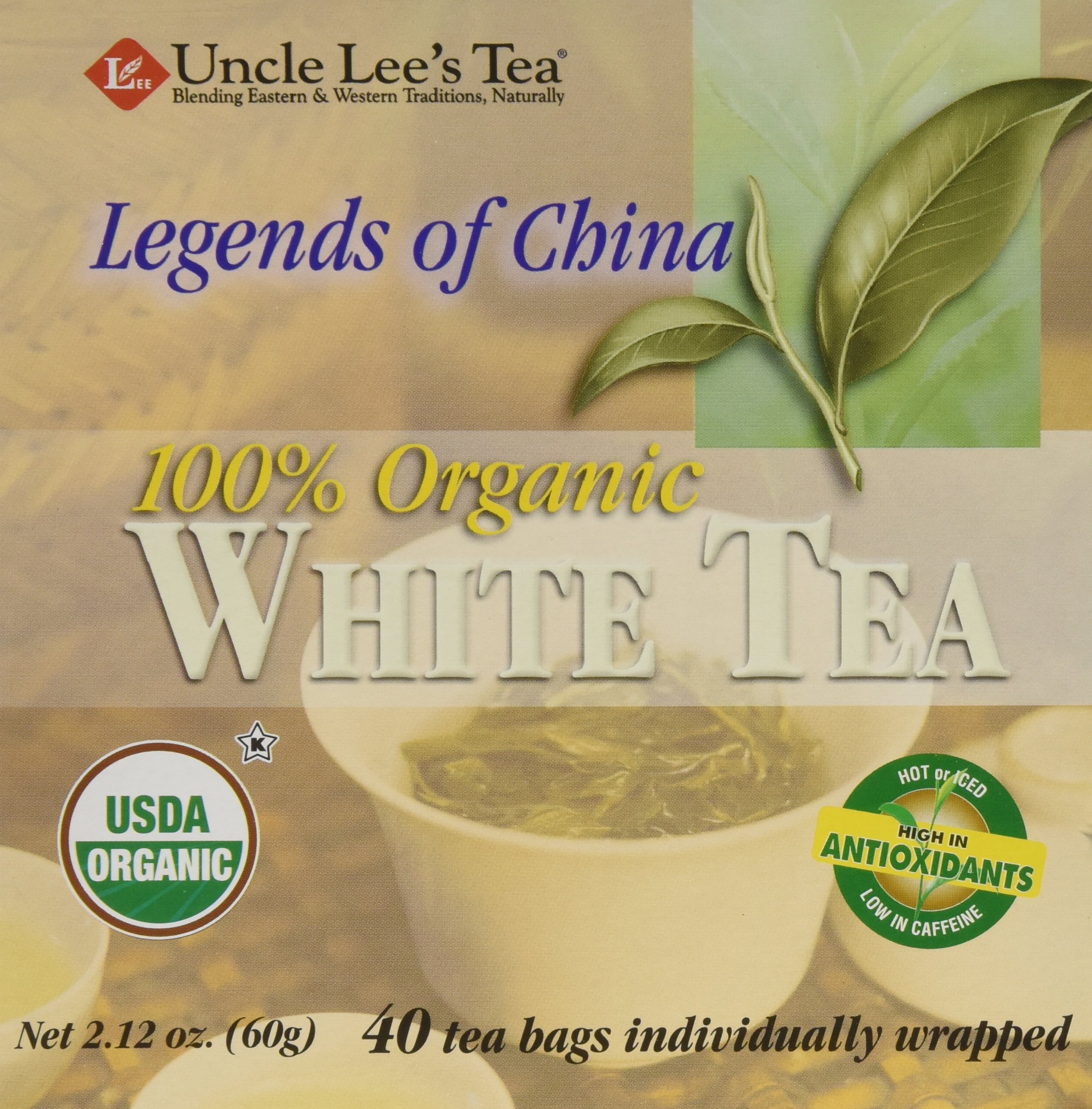 Organic White Tea, 40 Tea Bags, 2.26 oz (64 g)