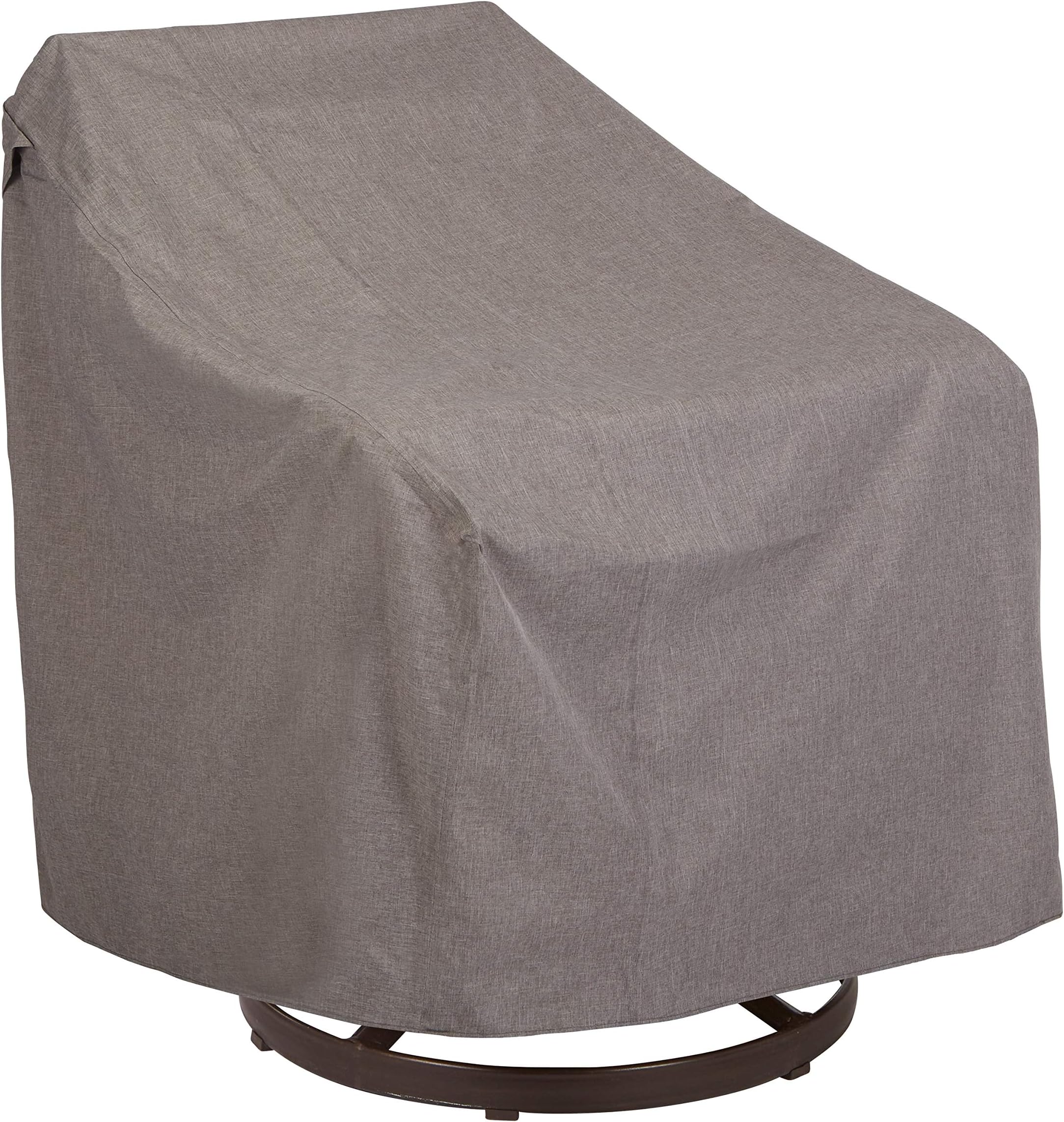 Modern Leisure 2997 Garrison Waterproof Outdoor Swivel Lounge Chair (37.5 L x 39.25 W x 38.5 H inches) Patio Furniture Cover, Gray