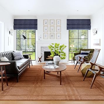 Nuloom Mallory Rust Checkered Hand Tufted Wool Area Rug, 4 x 6