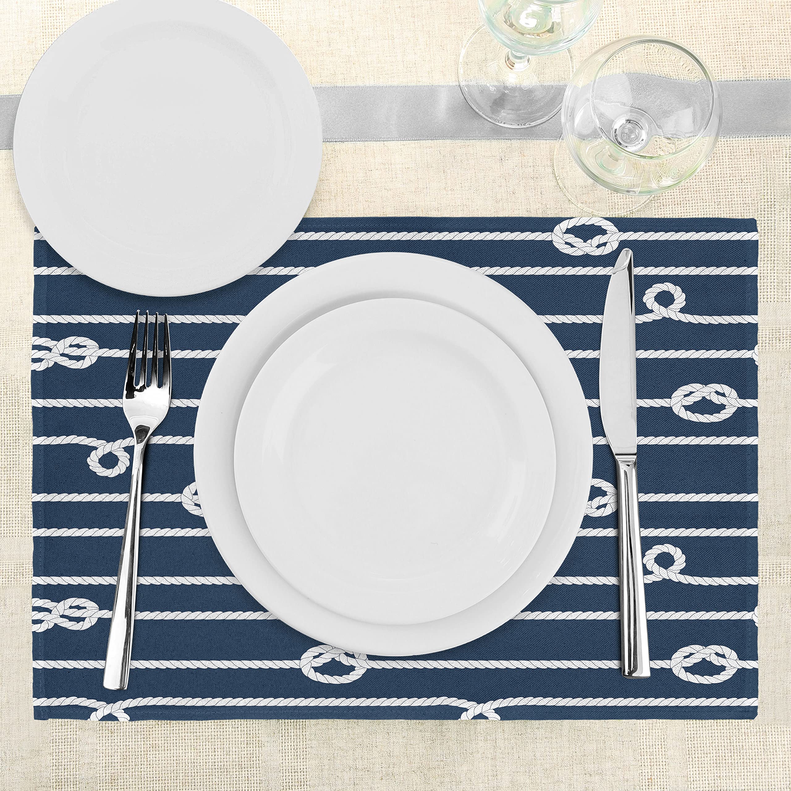 ABAKUHAUS Blu Navy Servizio all'Americana, Grunge
