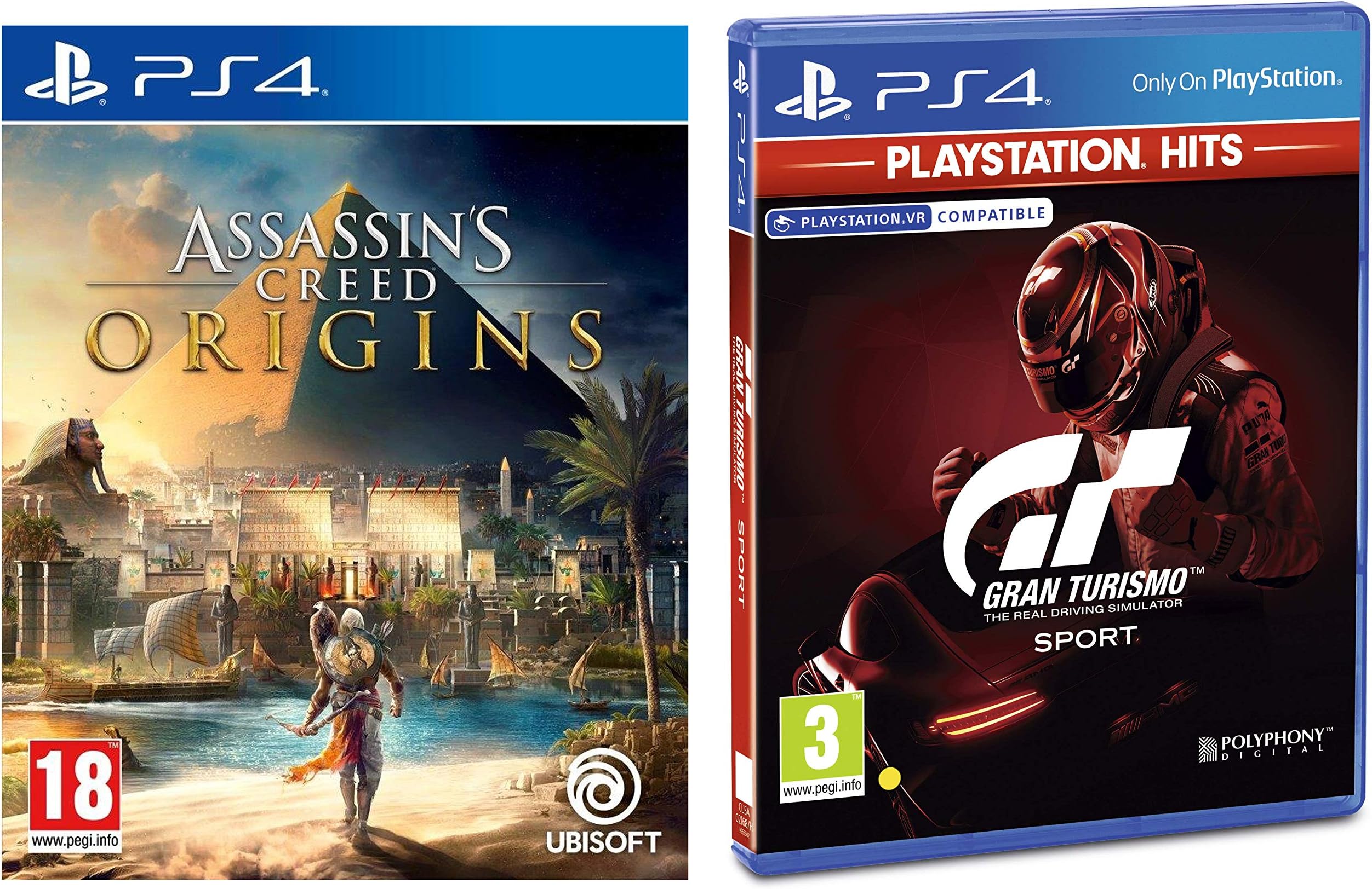 Sony PS4 Gran Turismo: Sport (PS4)+Assassin's Creed Origins (PS4)