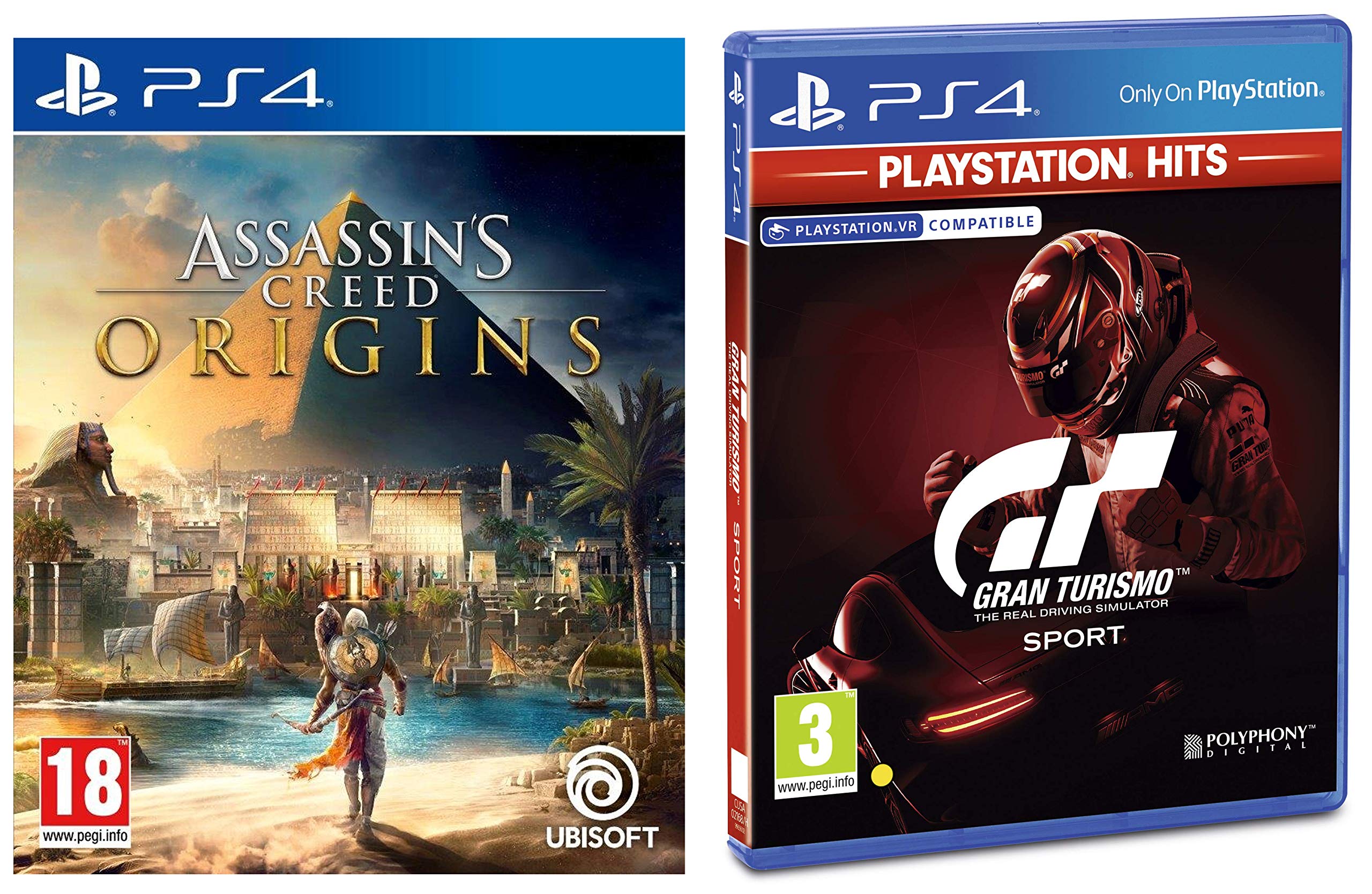 Sony PS4 Gran Turismo: Sport (PS4)+Assassin's Creed Origins (PS4)