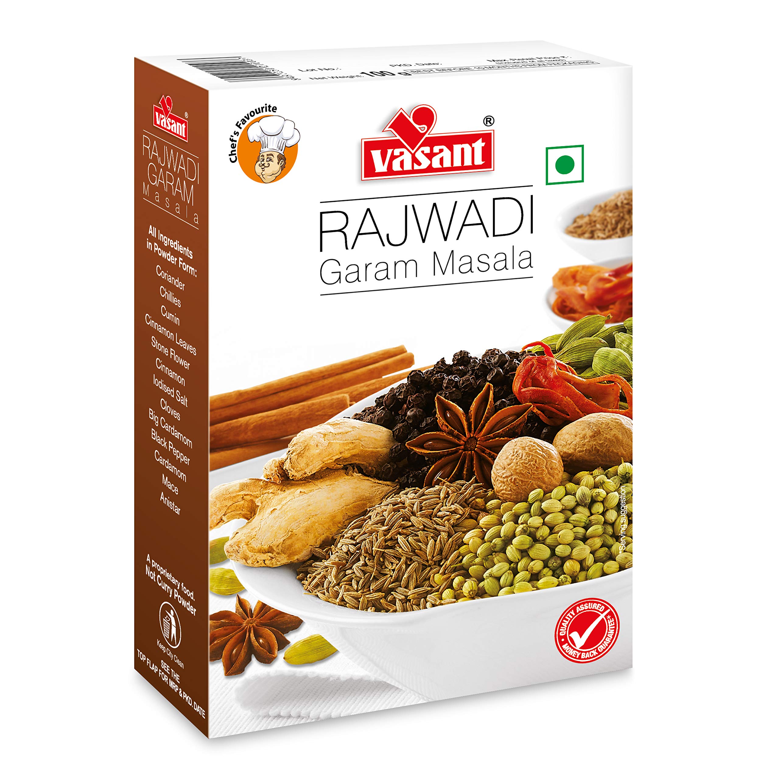 VASANT Rajwadi Garam Masala 500 gm | Rajwadi Masala | Garam Masala | Indian Spices & Masala | Vegetarian | Blended Spices | Pure in Colour & Flavour (B07DS4C2FN) Amazon Price History, Amazon Price Tracker