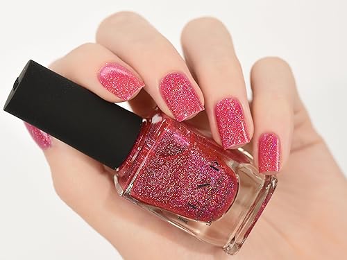 Miniatura 2318 de ILNP Madison Ave Esmalte de uñas holográfico metálico rosa antiguo