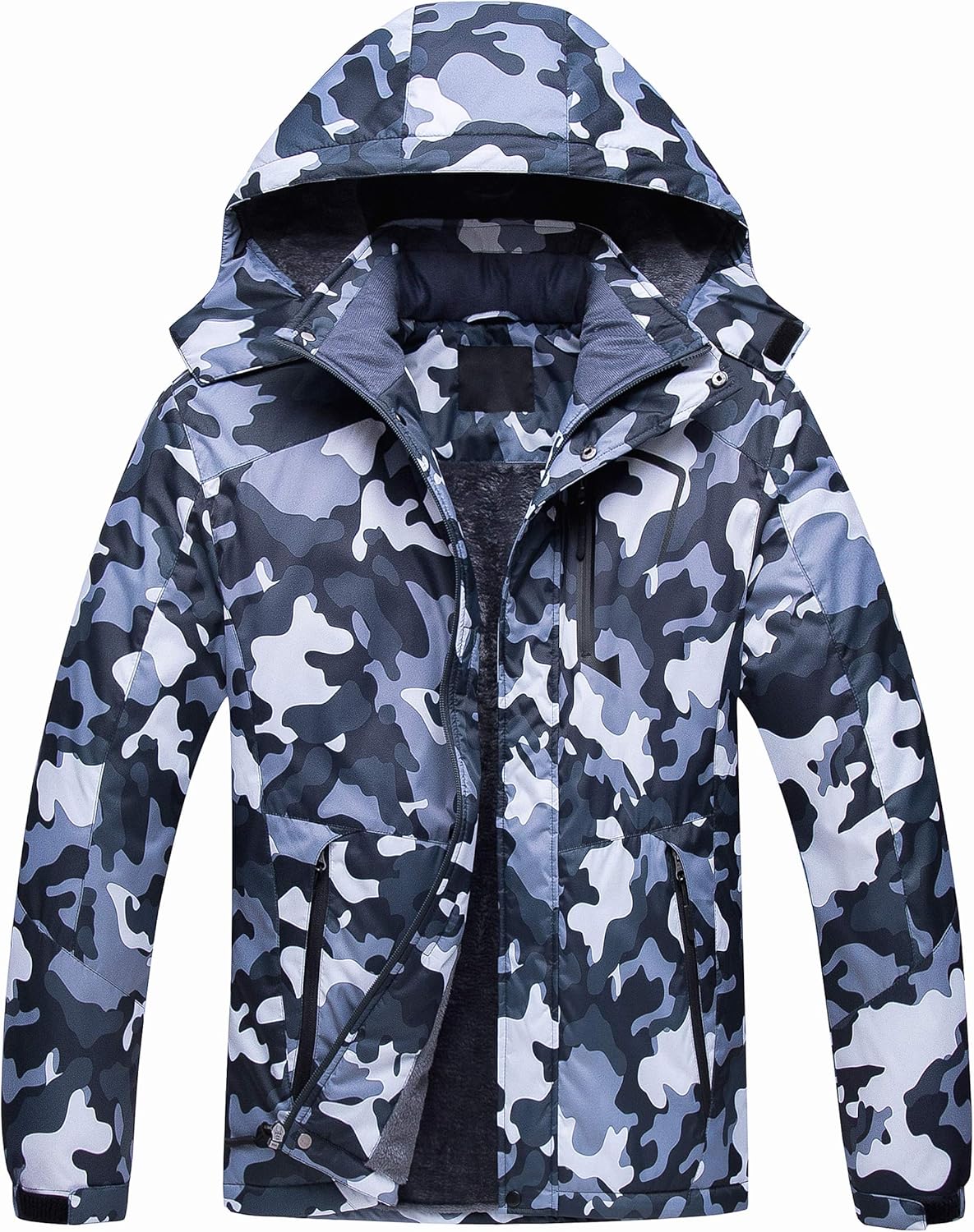 Men's Mountain Waterproof Ski Jacket Snowboard Jacket Windproof Snowboarding Jacket Warm Winter Coat Raincoat: Clothing