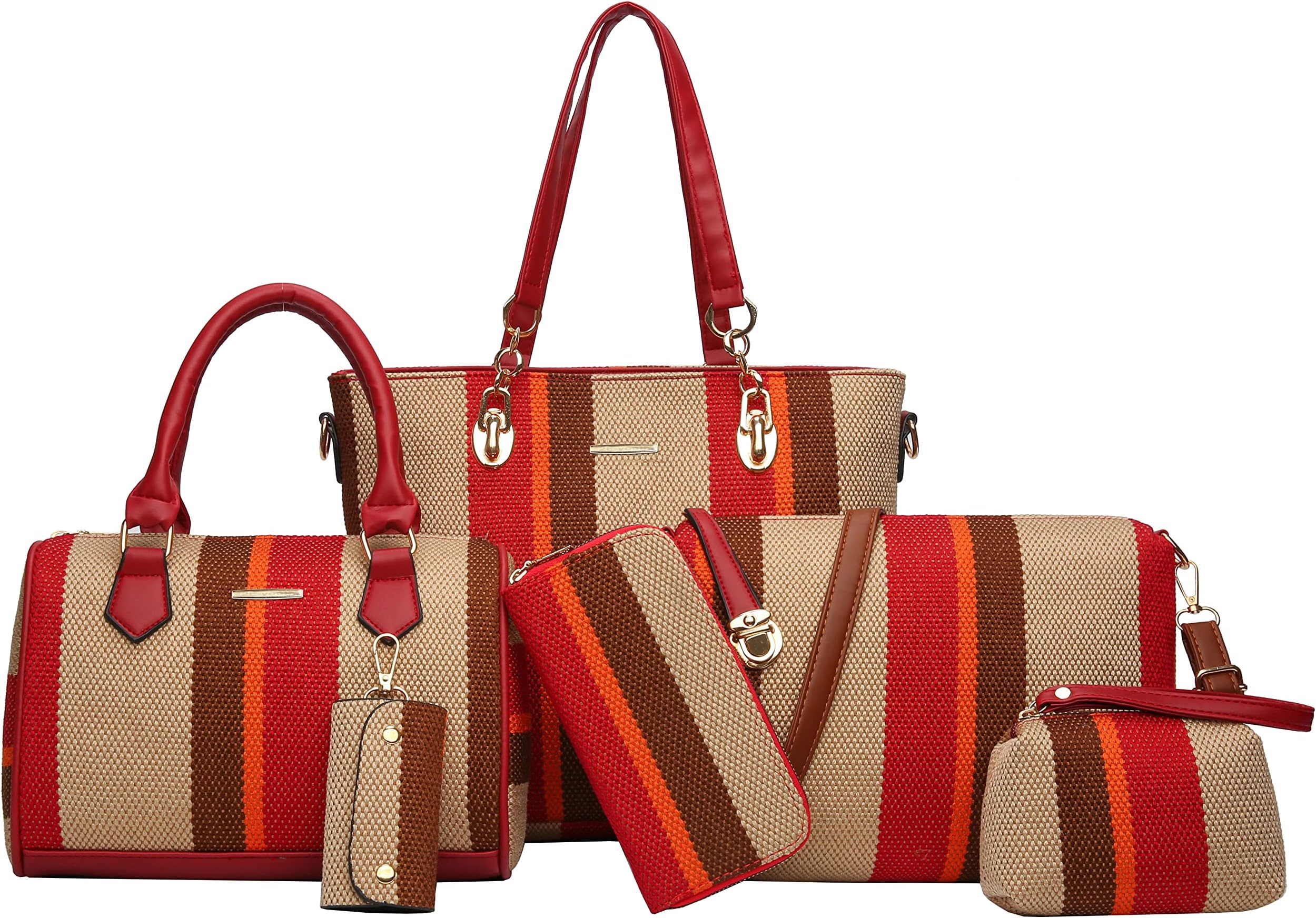 2E-youth Designer Purses and Handbags for Women Satchel Shoulder Bag Tote Top Handle Bag