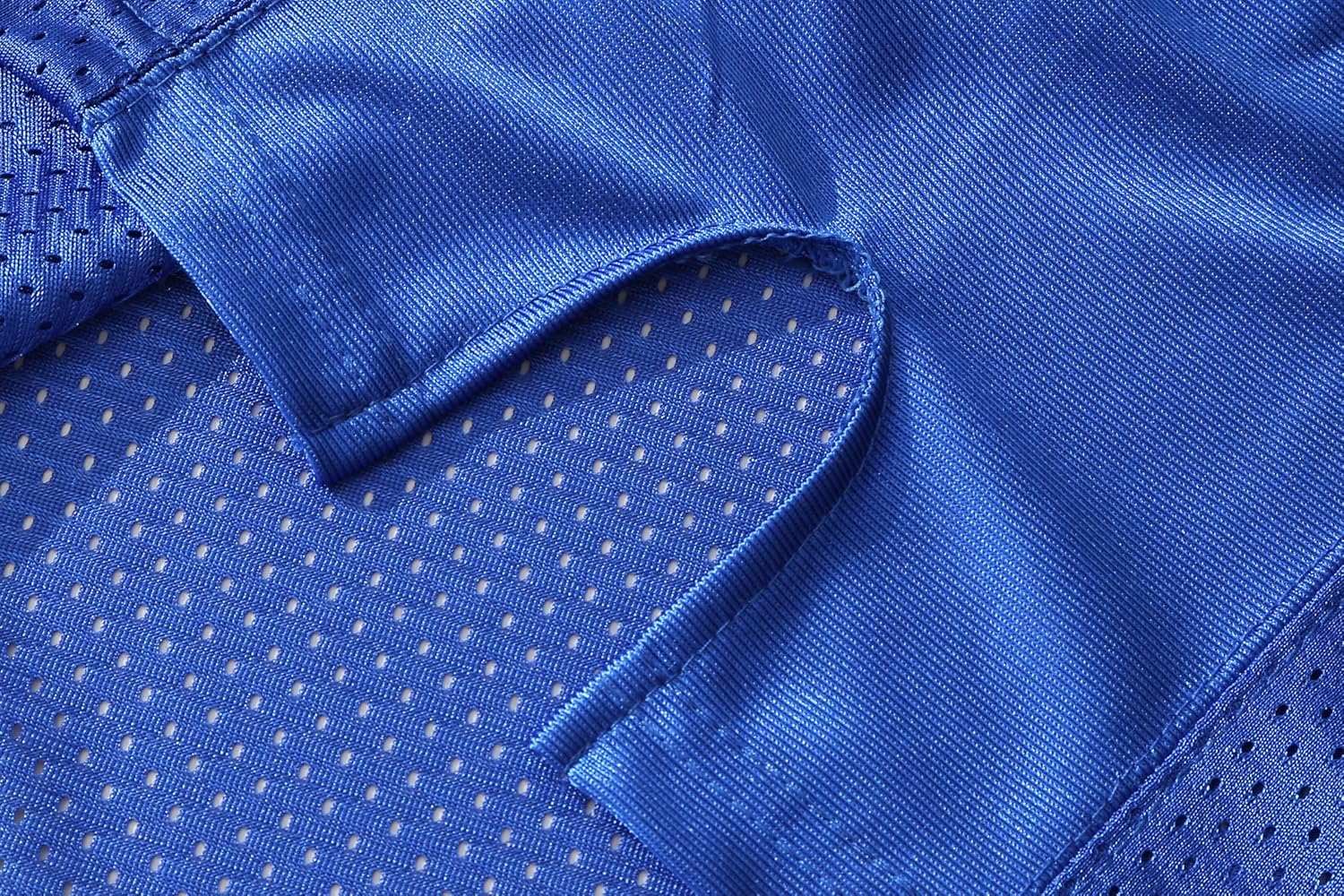 Blank Football Jersey Mesh Athletic Football Shirt Practice Sports Uniform - Image 5