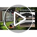 10x12 Ft Outdoor Storage Shed, Large Steel Utility Tool Shed, Garden Patio Lawn Poolside Metal Shed Outdoor Storage with Sloped Roof & Locking Door Designed to Organize Tools in Yard, Gray