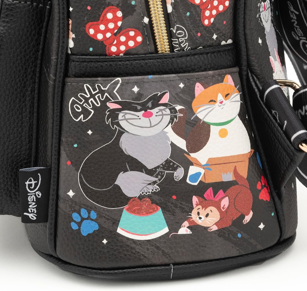 Rare Loungefly Disney Cats Mini Backpack and scarf Rare Loungefly Disney Cats Mini Backpack and scarf main image 4