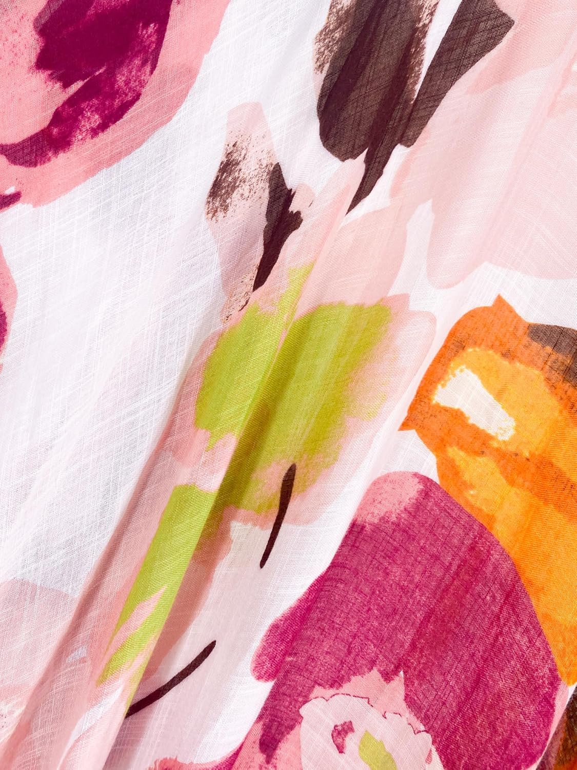 Moss Rose Women's Beach Cover up Swimsuit Kimono with Bohemian Floral Print, Loose Casual Resort Wear - Image 7