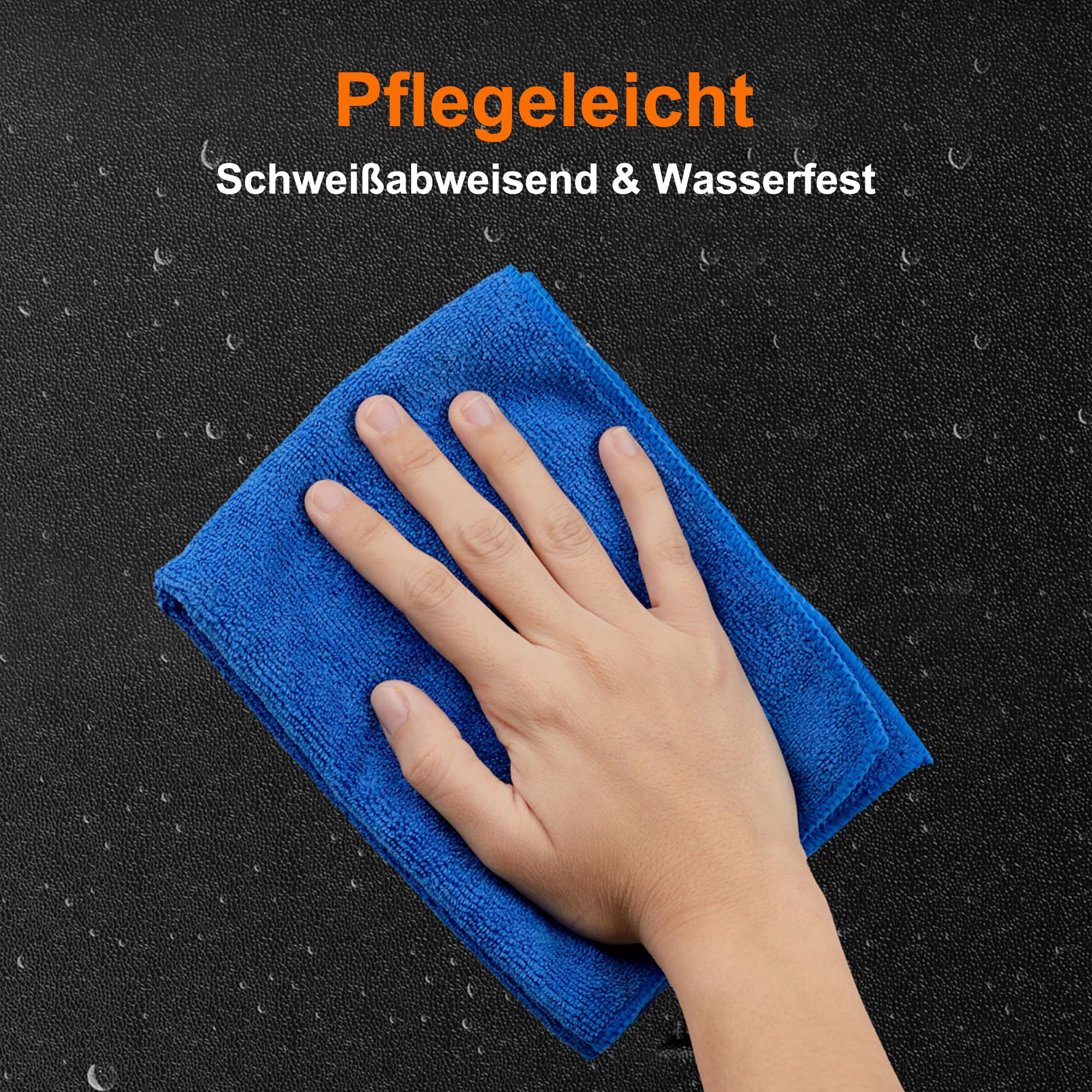 Laufbandmatte, Bodenschutzmatte 140x60 cm Faltbar, Hochdichte PVC zur Schalldämmung & Stoßdämpfung, Unterlage für Fitnessgeräte wie Laufband, Heimtrainer, Cross-Trainer