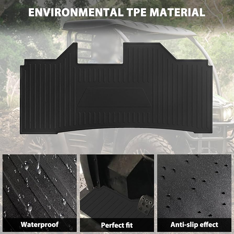 Amazon.com: SAUTVS TPE Floor Mat for Kawasaki Mule, Rubber Front