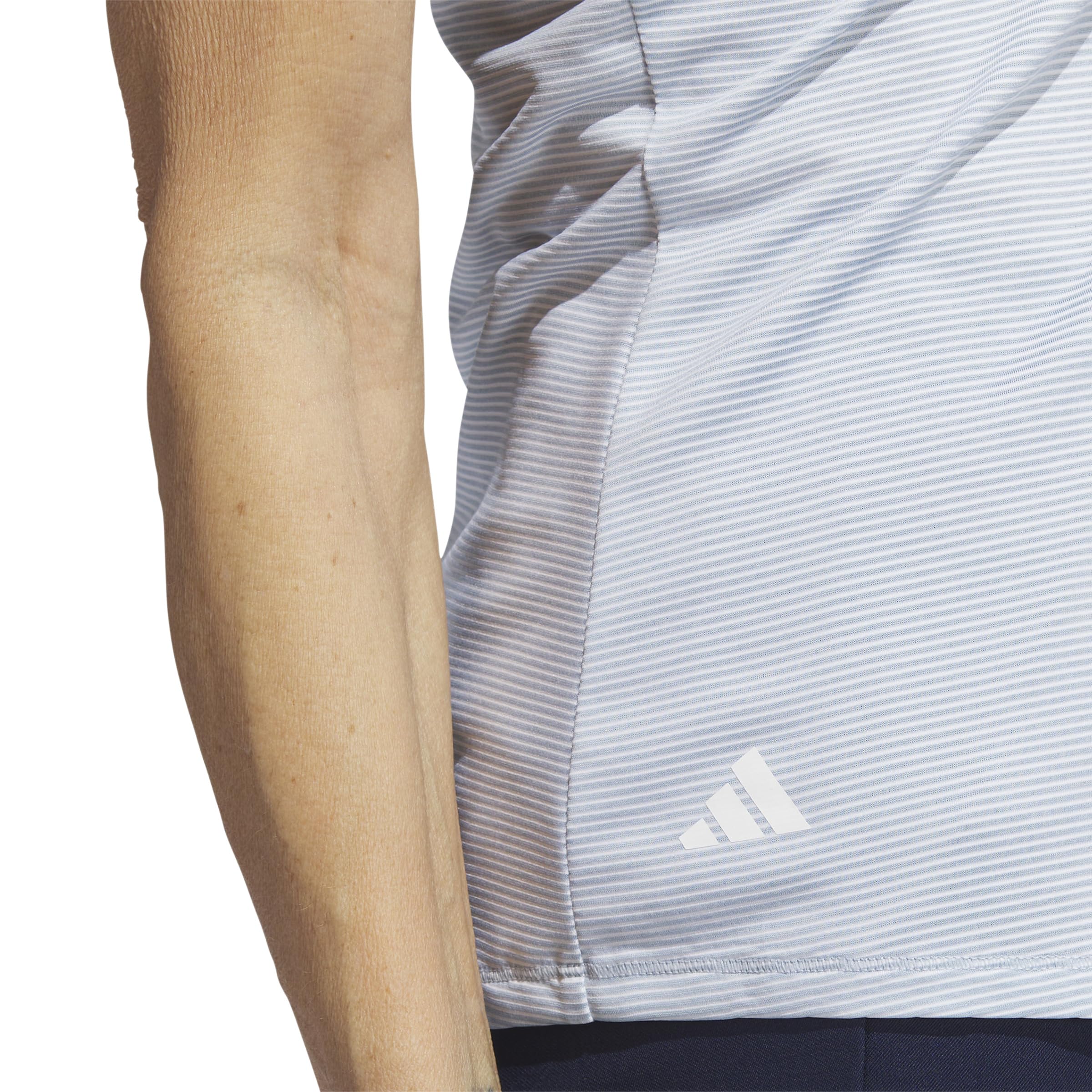 adidas Koszulka golfowa Kobiet Two Color Ottoman Sleeveless Golf Polo Shirt