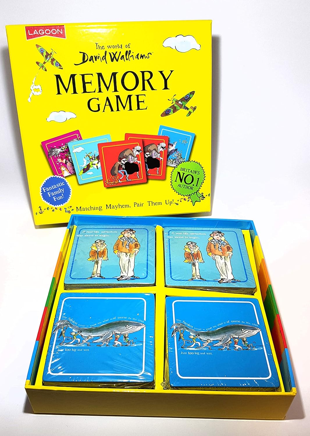Lagoon Group David Walliams Memory Game,Yellow