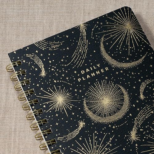 Vista 22 de Fringe Stdio - Agenda diaria sin fechas, 160 páginas, encuadernación en espiral de anillo twing, SE ESTÁNDAR NEGRO (877003)