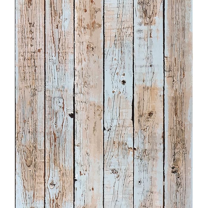 Buy 17.7X276" Peel and Stick Shiplap Wallpaper for Bedroom Farmhouse