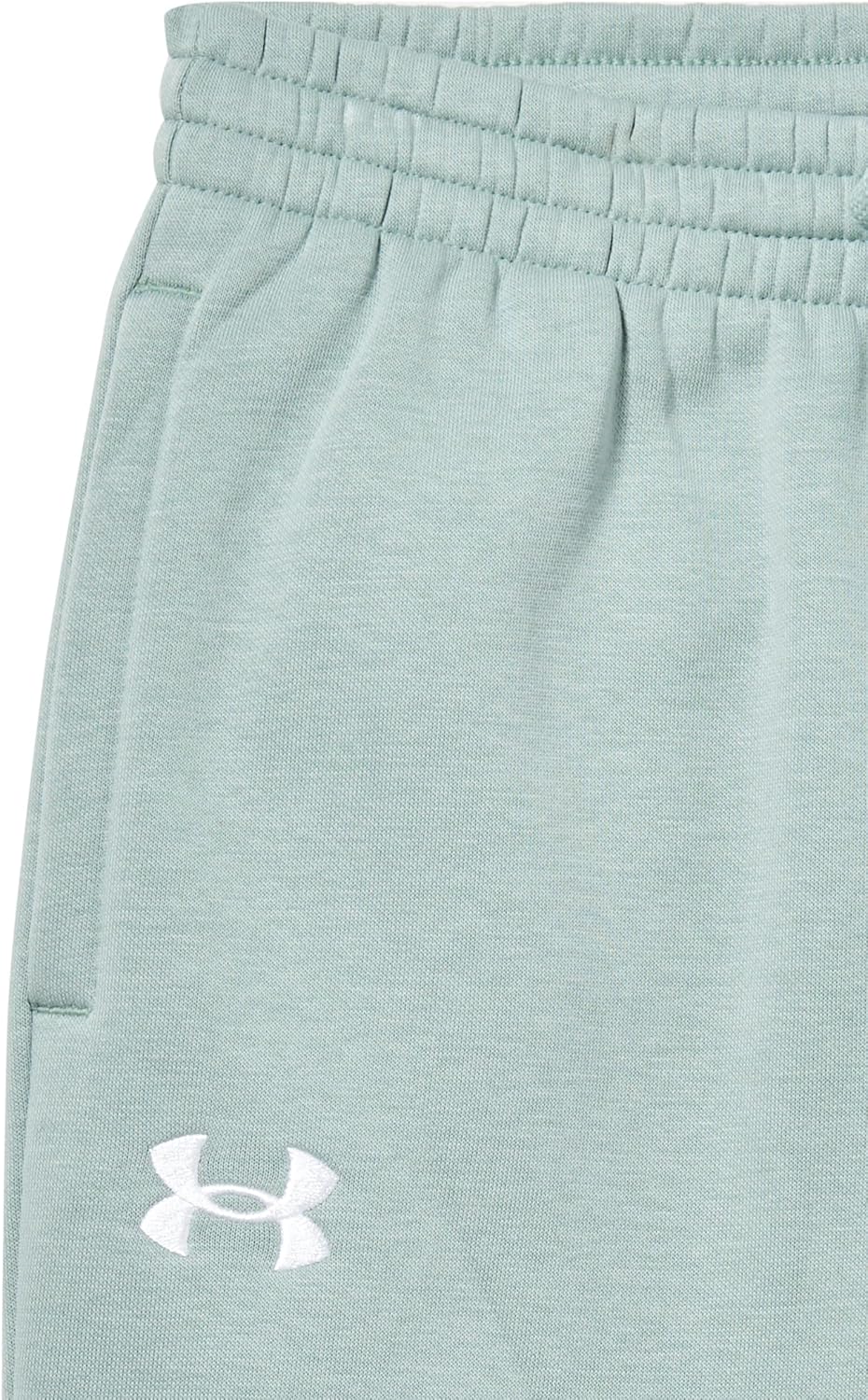 Under Armour Boys Rival Fleece Joggers, (348) Silica Green / / White, X-Large - Image 2