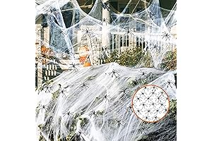 1,600 sq.ft Spider Web Halloween Decoration