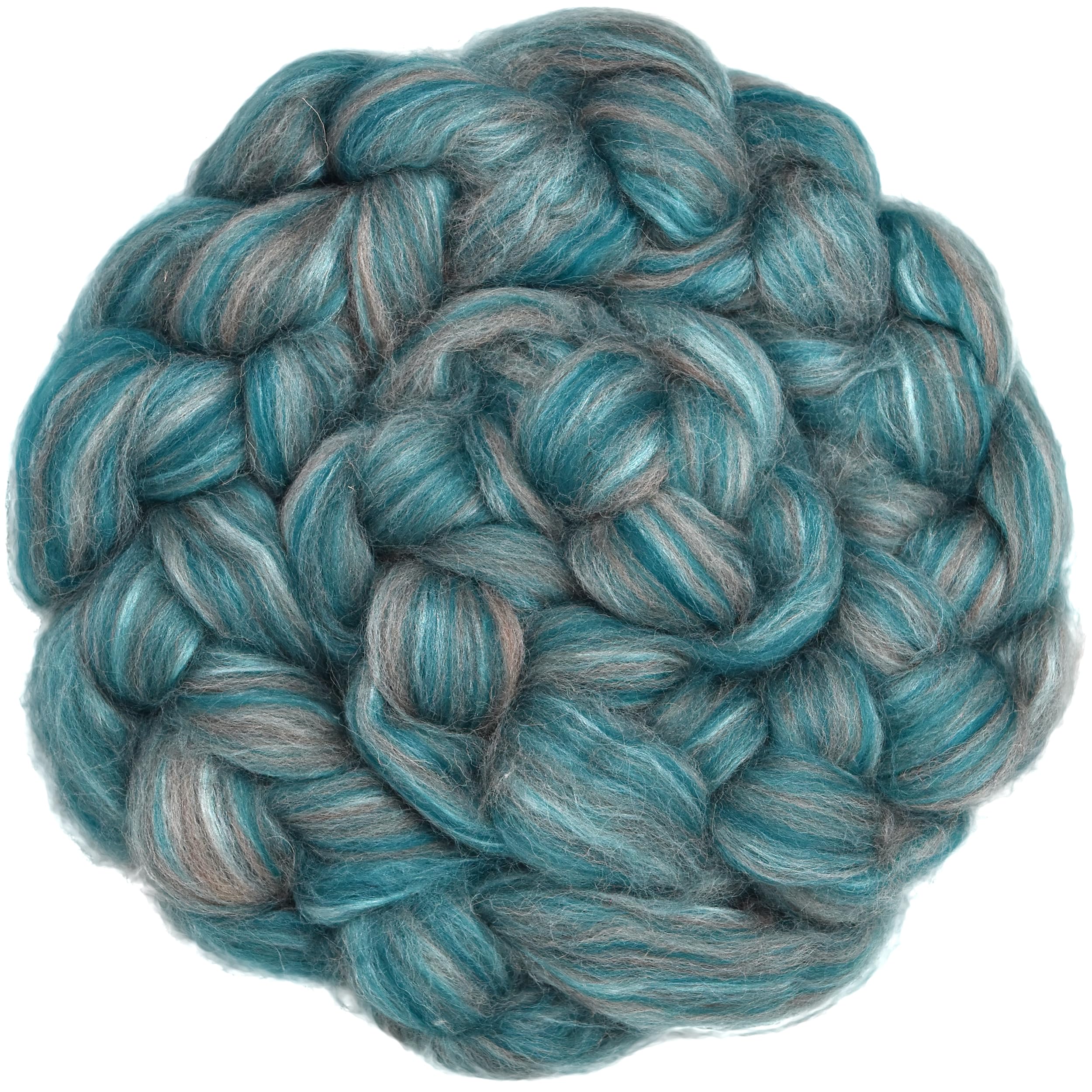 Combed Top Roving. Exotic Designer Blend, Swan Song
