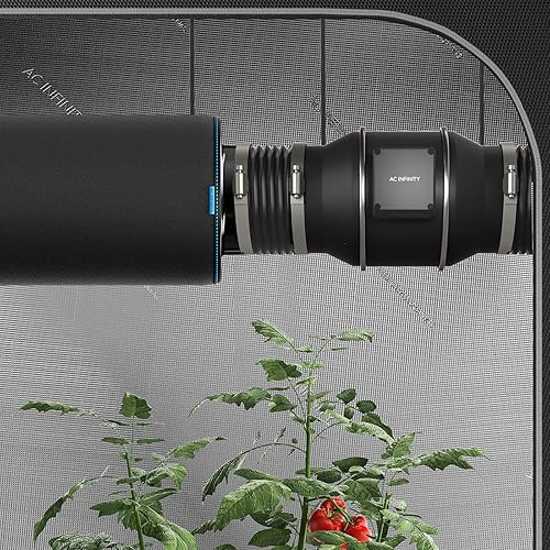 Miniatura 5 de AC Infinity Paño de prefiltro de 6 pulgadas, funda de filtro en línea de repuesto, paquete de 2, se adapta a filtros de carbono de 6 pulgadas para