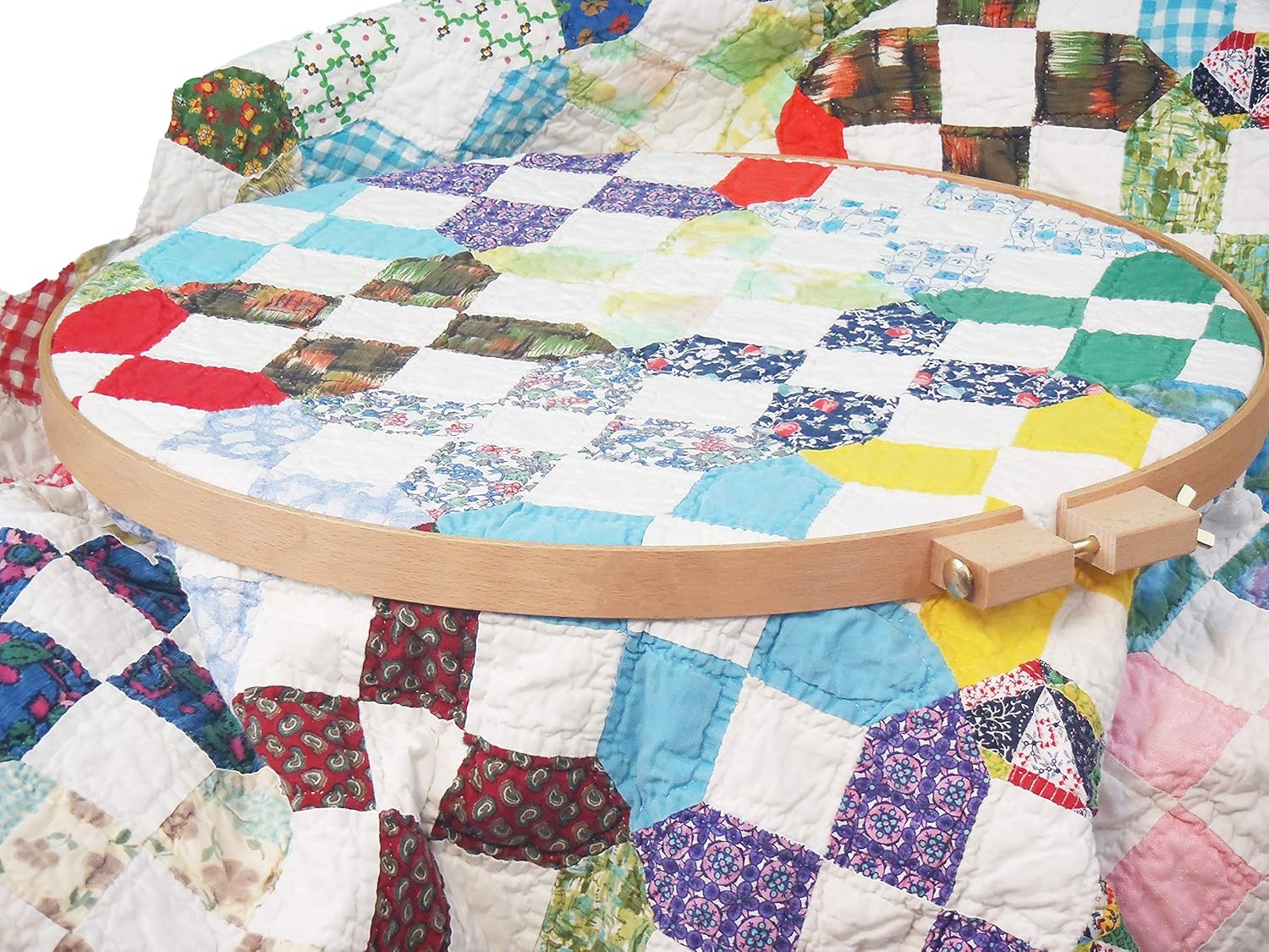 Frank A Edmunds Beechwood Quilt Hoop-16, Multi