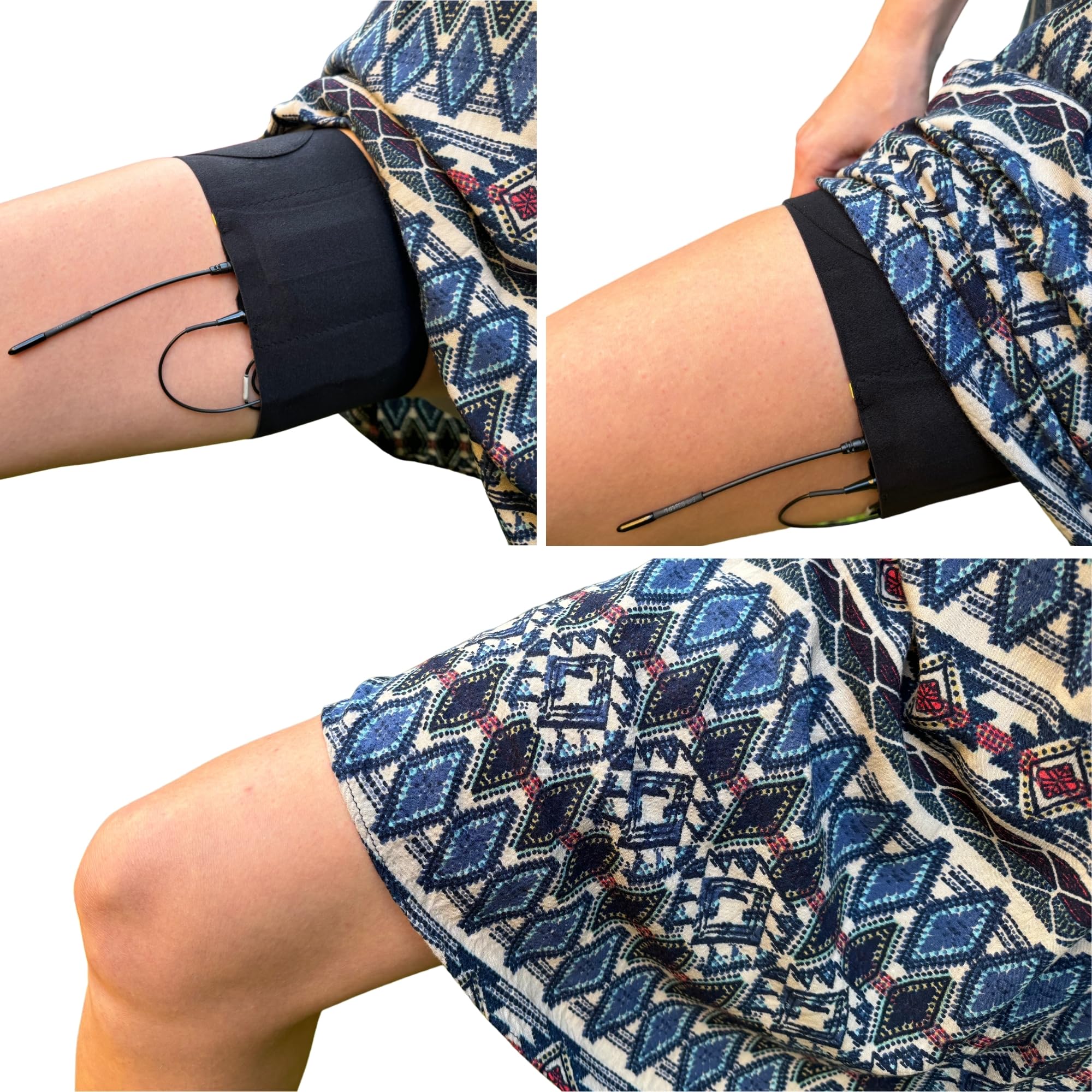 URSA Thigh Straps: Low-Profile, Soft, Stretchy & Breathable Transmitter Straps for Location Sound Theatre - Image 4