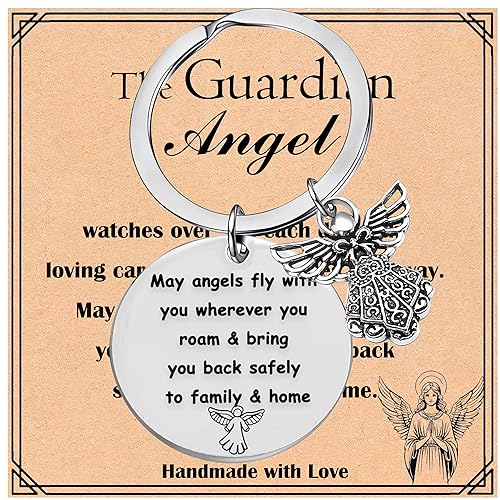 Guardian Angel Keychain, Guardian Angel is a Symbol of Protection