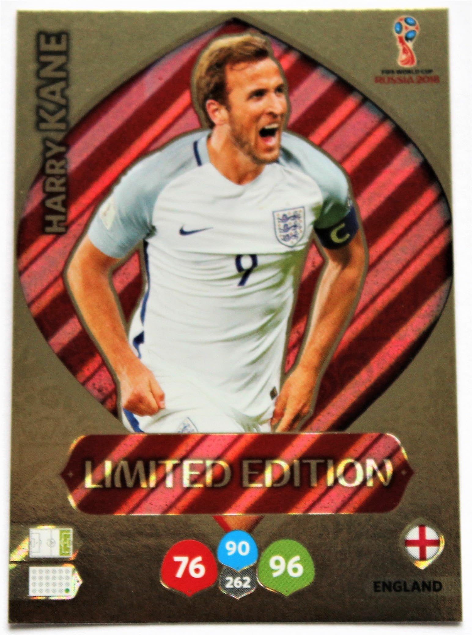 Panini Adrenalyn XL World Cup 2018 Russia - Kane England Card Limited Edition