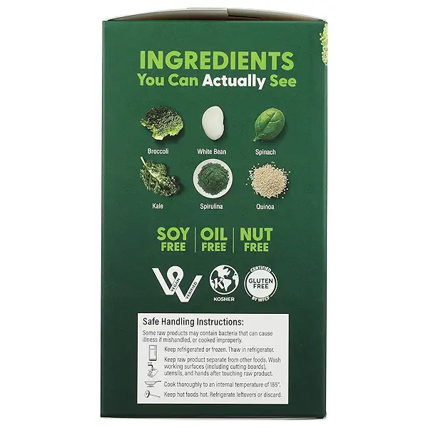 Frozen Burger Plant Based Green, 12 Ounce 5