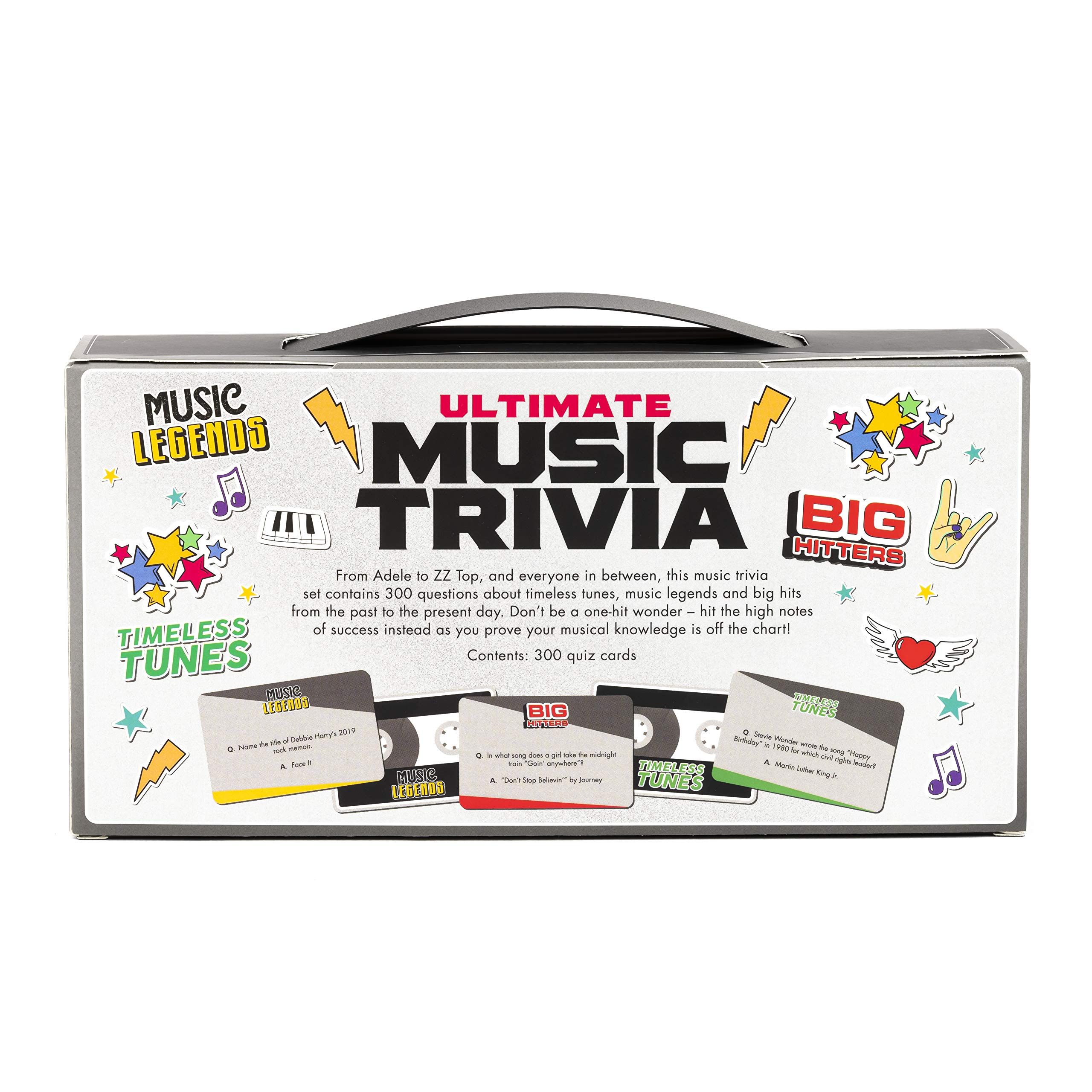 Professor Puzzle Ultimate Music Trivia Gioco Da Tavolo, 300 Domande Quiz Musicali Per 2+ Giocatori, Età 12+