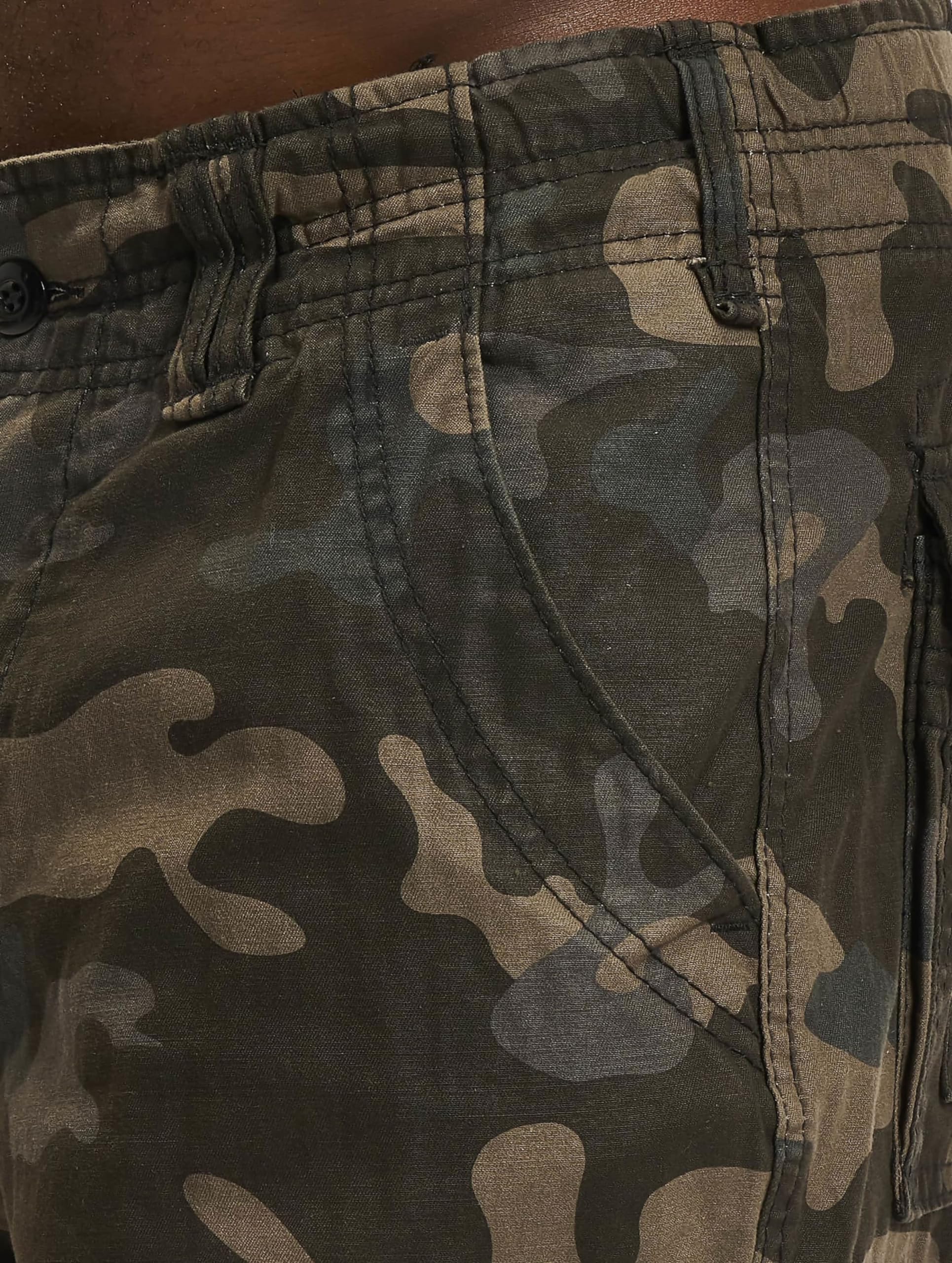 Brandit Pure Vintage Hombre Pantalones Cargo Negro Ancho
